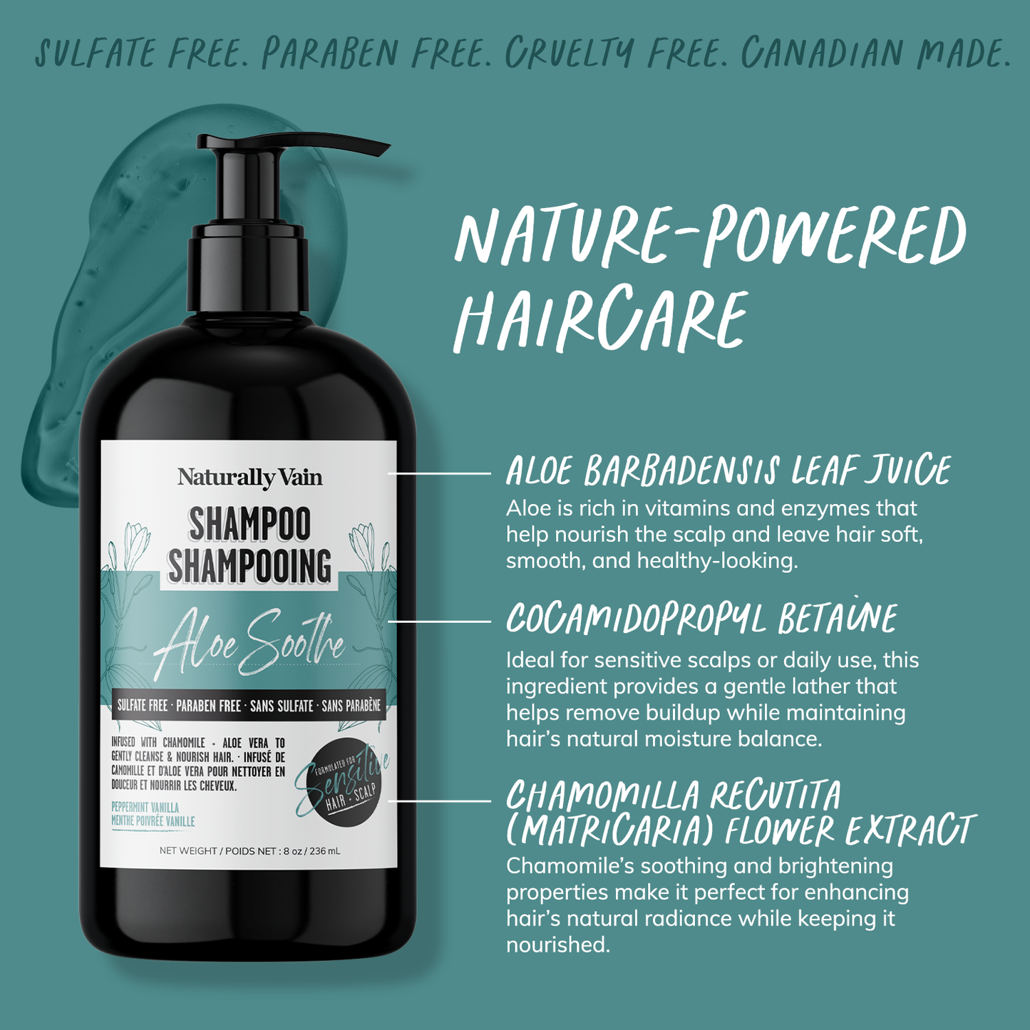 Aloe Soothe: Shampoo for Sensitive Hair and Scalp