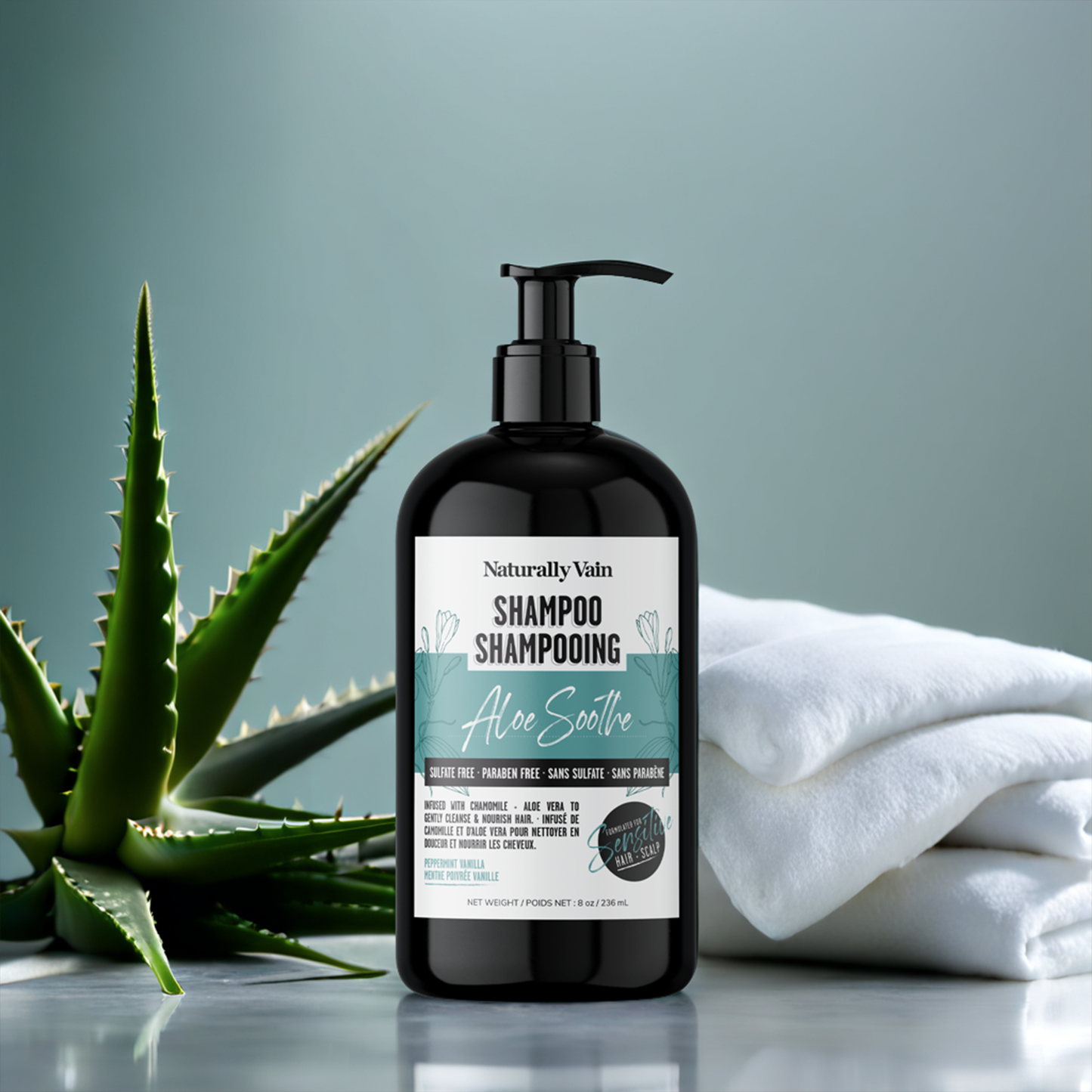 Aloe Soothe: Shampoo for Sensitive Hair and Scalp