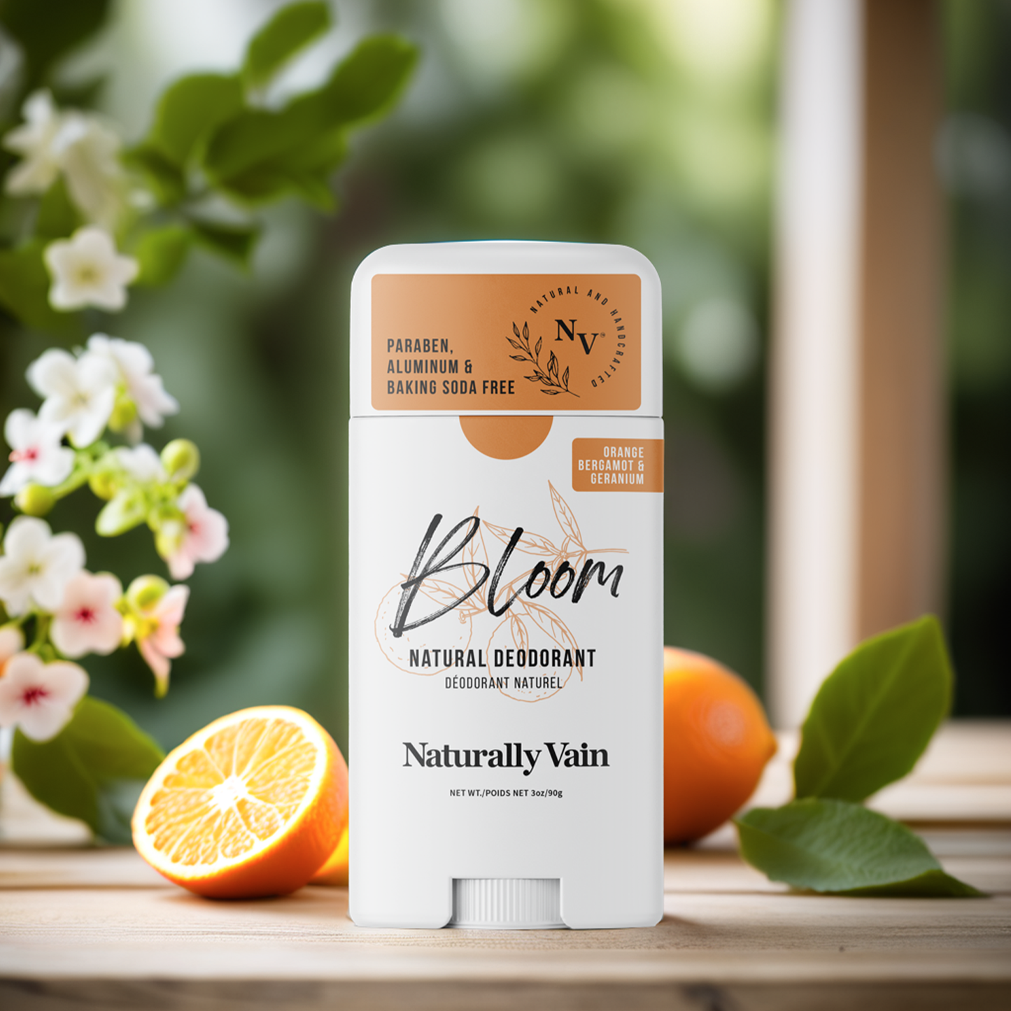 Bloom: Natural Deodorant with Citrus & Floral Essential Oils