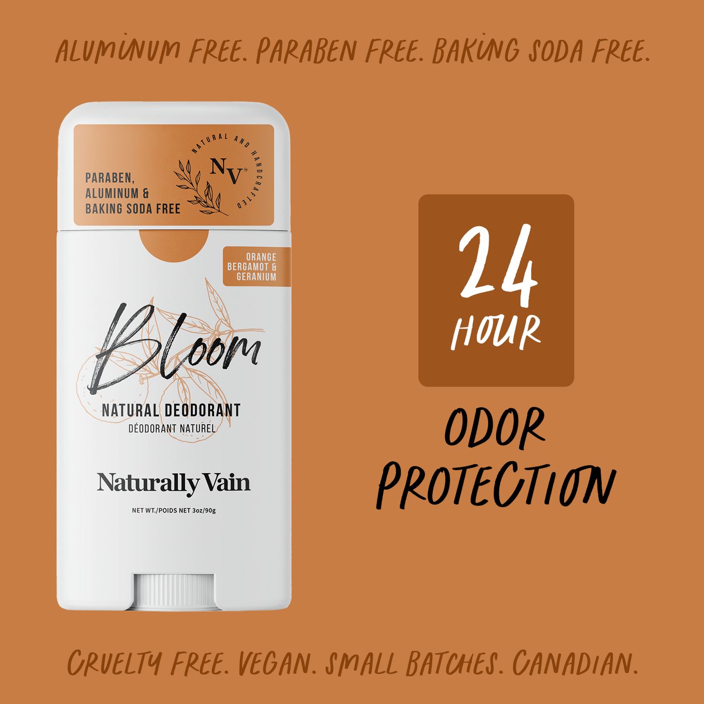 Bloom: Natural Deodorant with Citrus & Floral Essential Oils