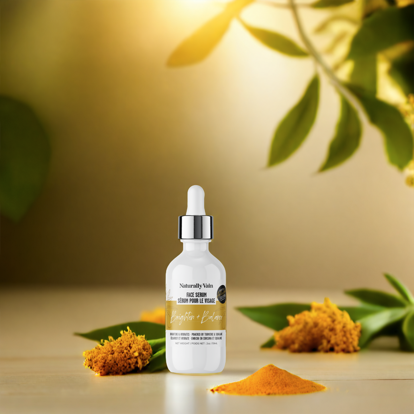 Brighten + Balance: Anti-Aging Face Serum Solution