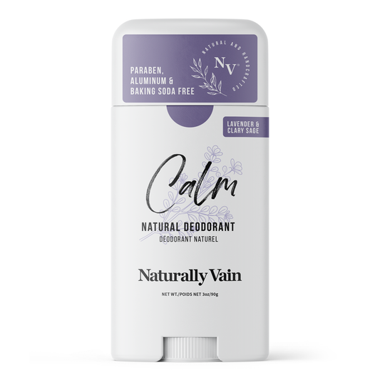 Calm: Natural Deodorant with Soothing Lavender & Clary Sage