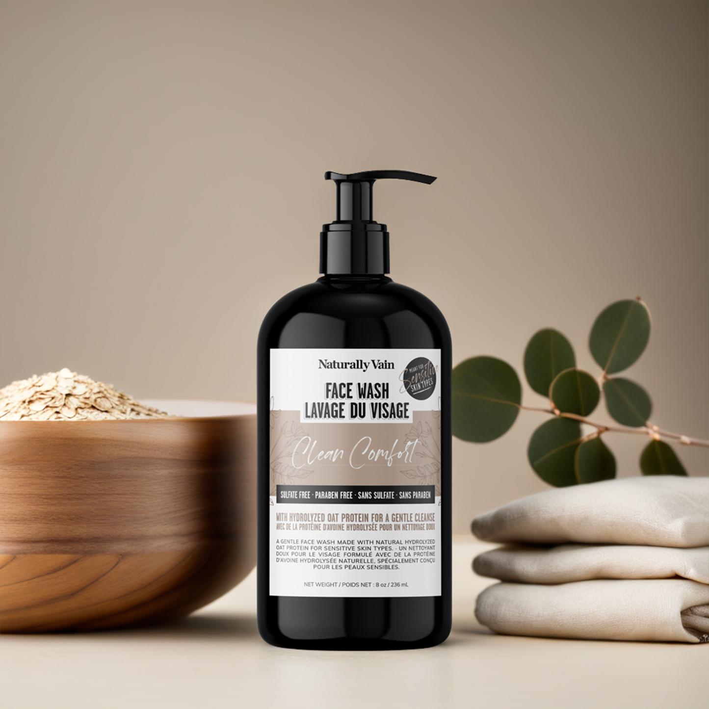 Clean Comfort: Face Cleanser for Sensitive Skin