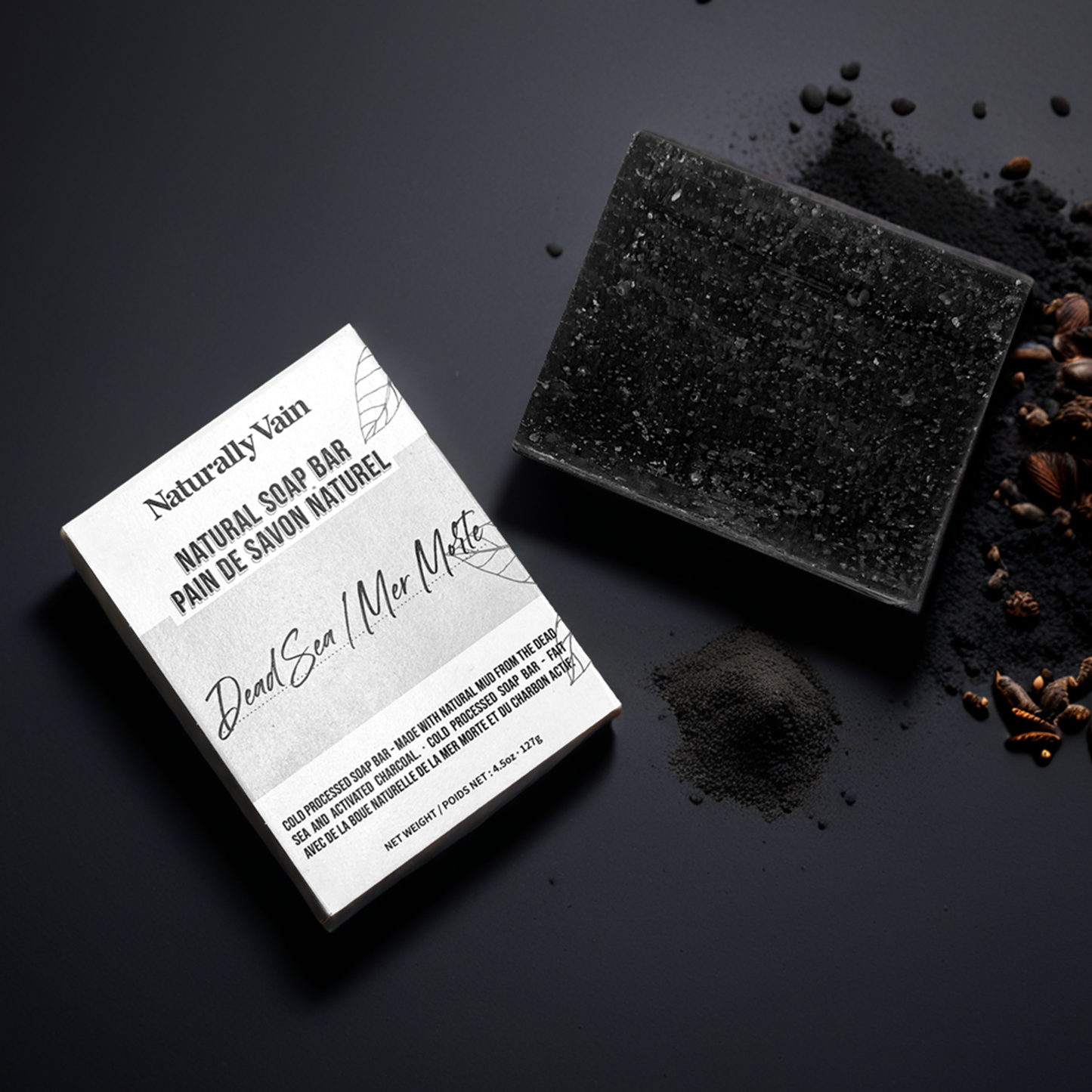 Dead Sea: Cold Processed Soap Bar to Unclog Pores with Dead Sea Mud for Oily + Acne-prone Skin Types