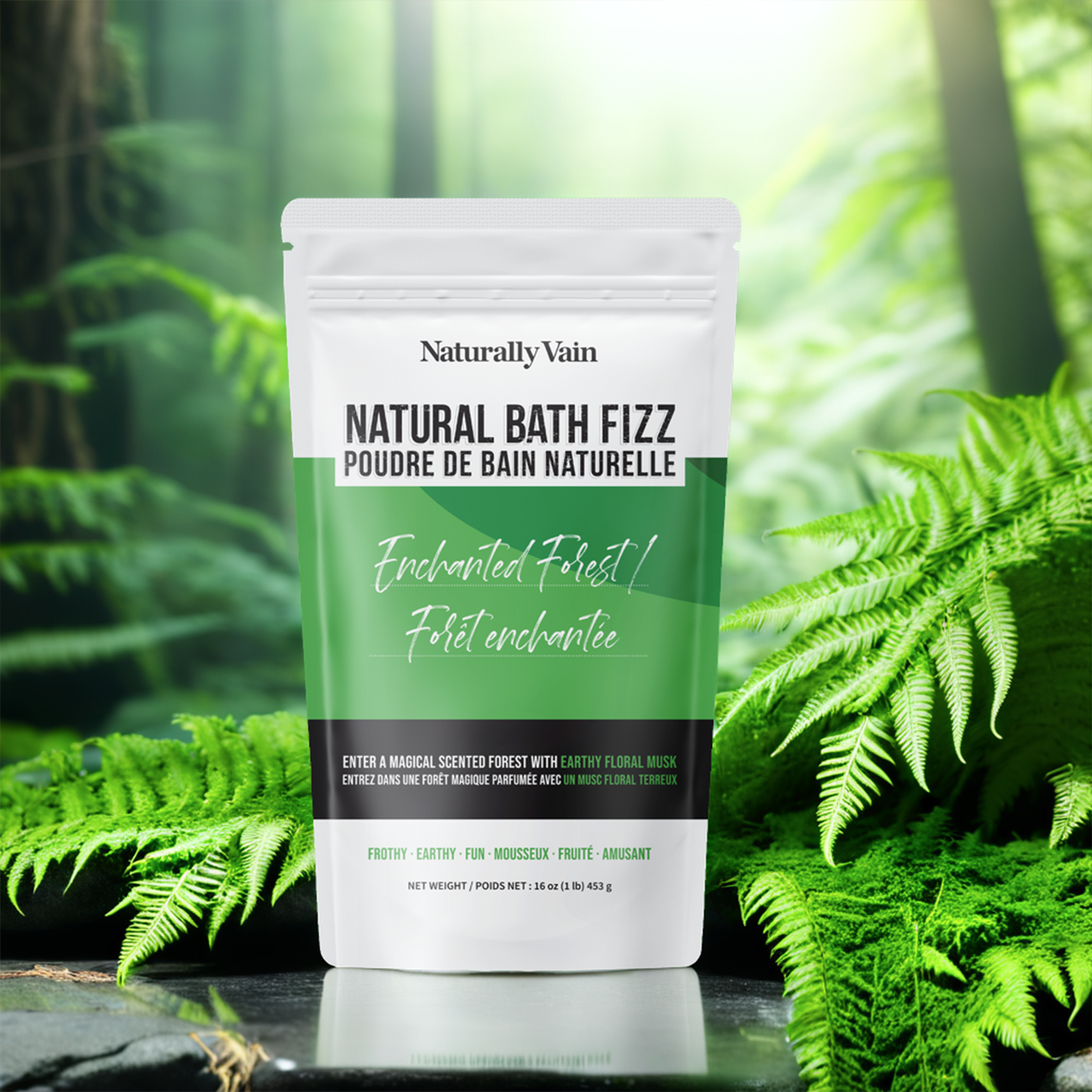 Enchanted Forest Bath Fizz: Crisp & Earthy Escape