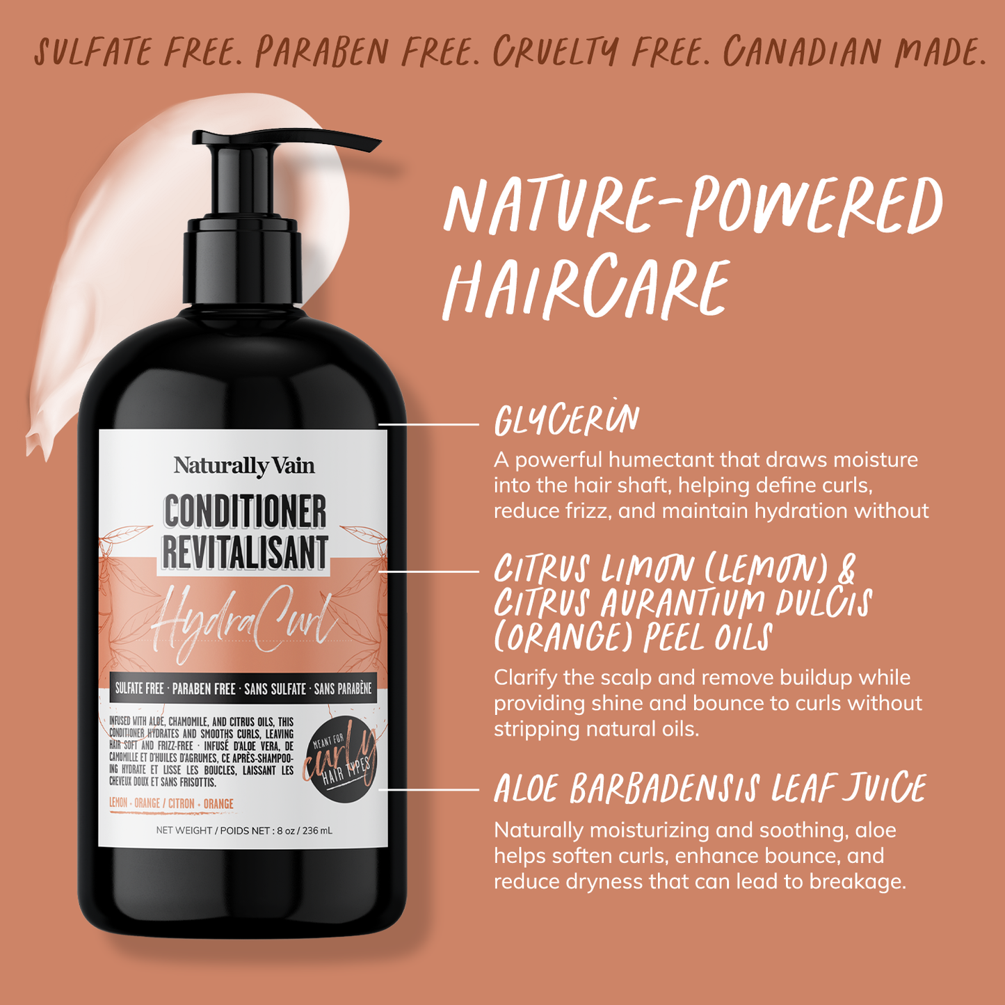 HydraCurl: Hydrating Conditioner for Smooth, Soft & Defined Curls