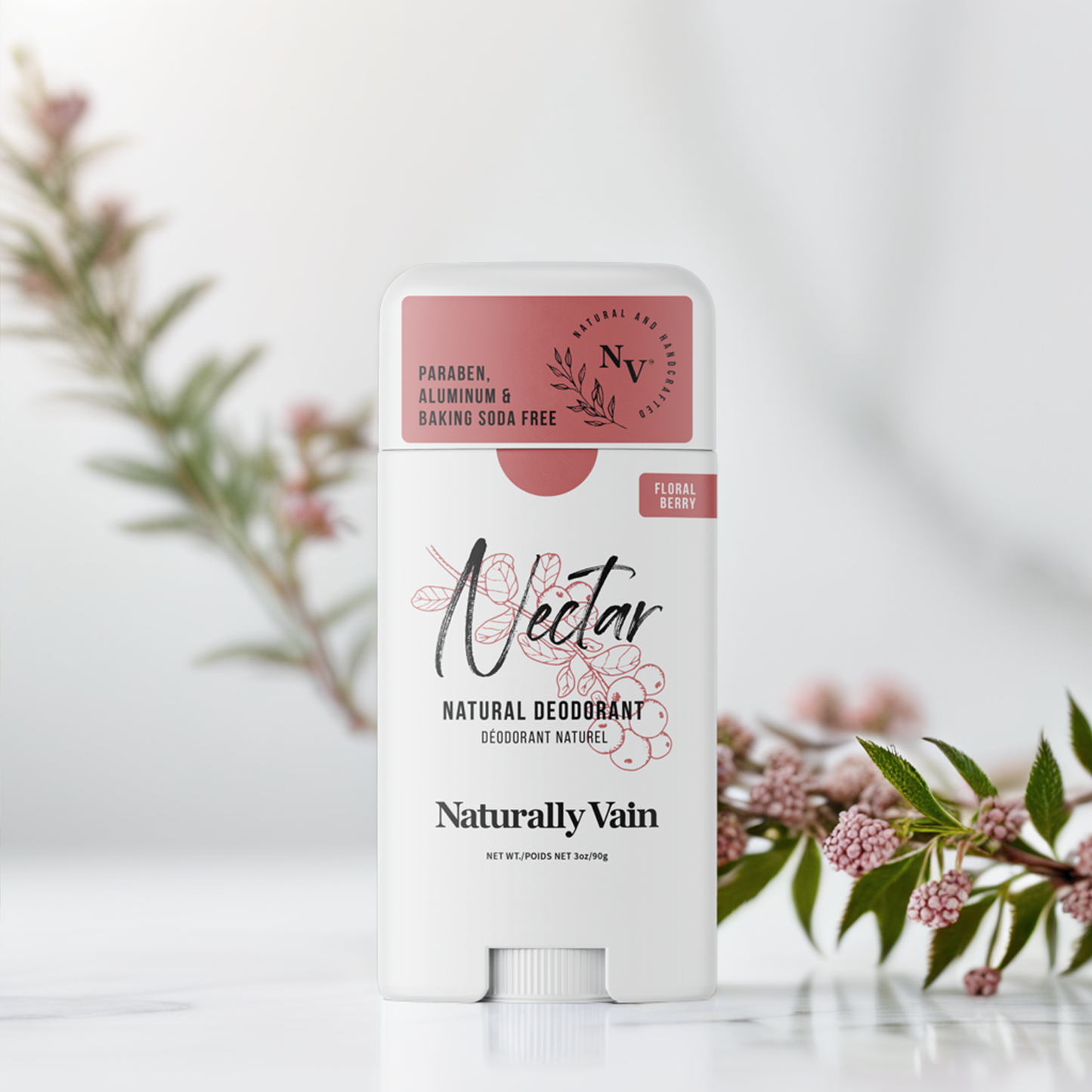 Nectar: Natural Deodorant with Wild Berries & Blooming Floral Aromas