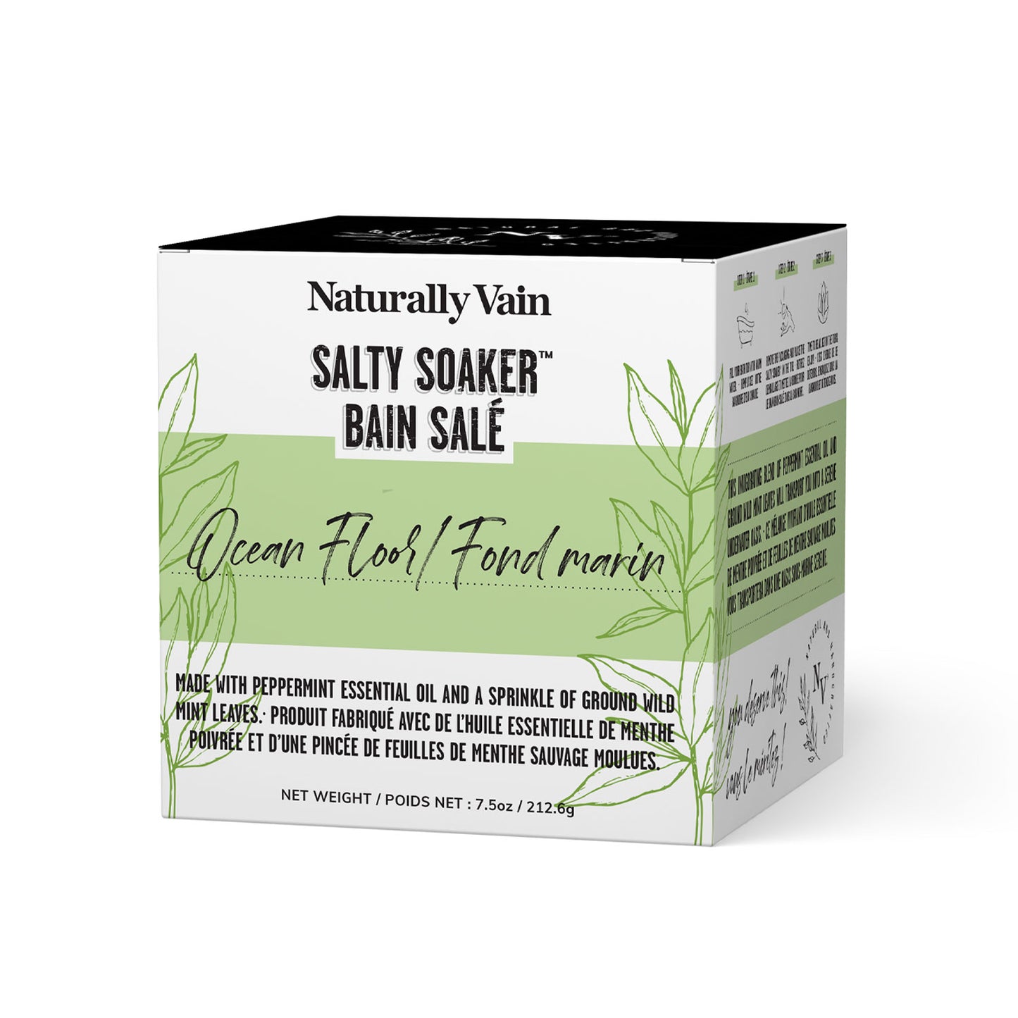 Ocean Floor:  Salty Soaker™ for Cooling Relief and Relaxation