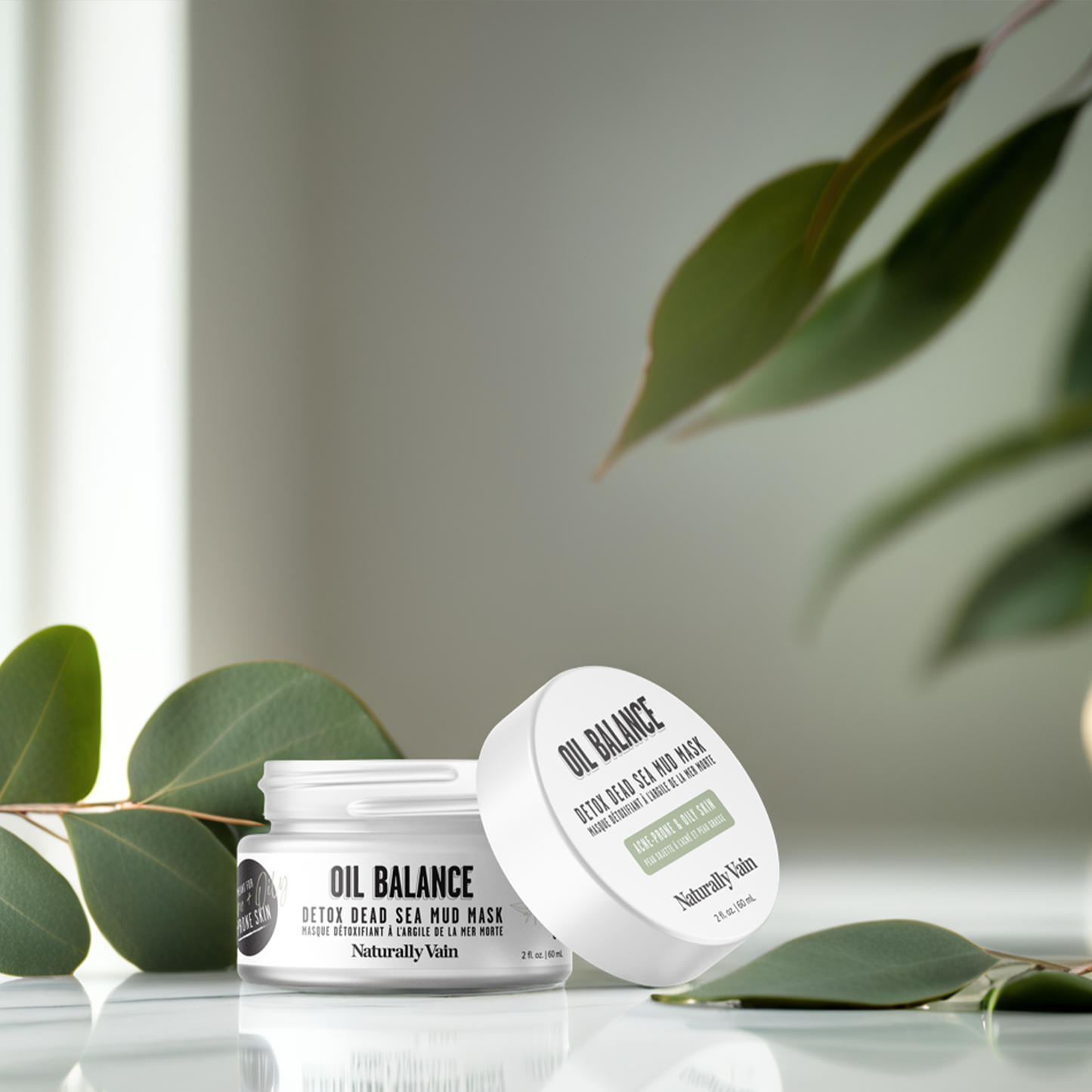 Oil Balance: Detox Dead Sea Mud Face Mask for Oily & Acne-Prone Skin