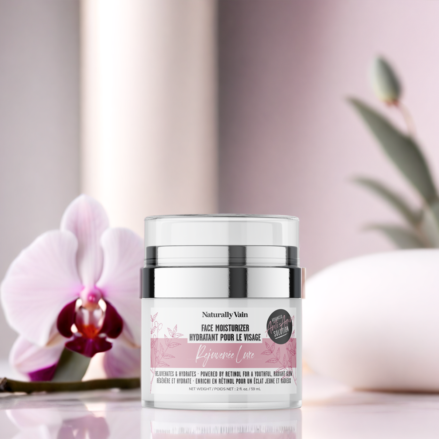 Rejuvenée Luxe: Anti-Aging Retinol Face Moisturizer