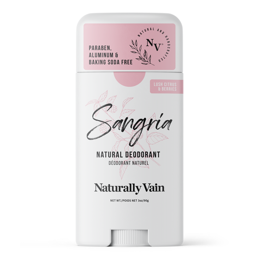 Sangria: Natural Deodorant with Lush Citrus & Berry Aromas