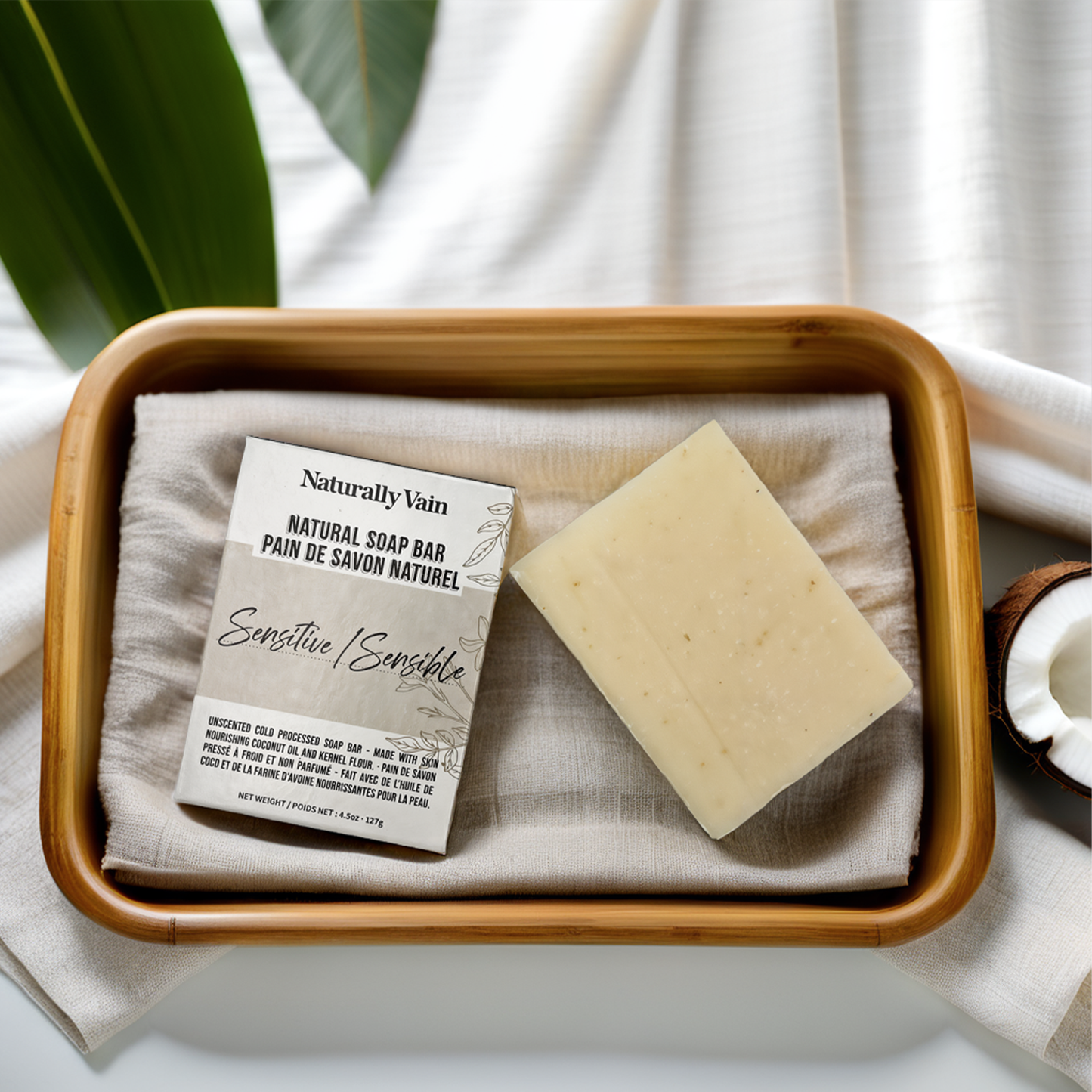 Sensitive: Cold Processed Soap Bar to Soothe Sensitive, Irritated Skin