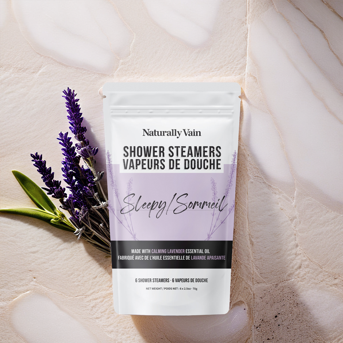 Sleepy: Shower Steamers for Relaxation & Restful Sleep (6 Pack)