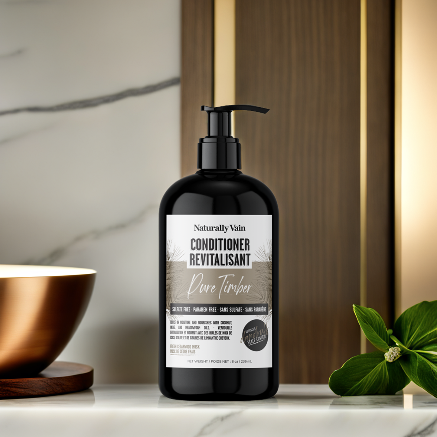 Pure Timber: Dandruff Control Conditioner for Healthy Scalp & Nourished Hair
