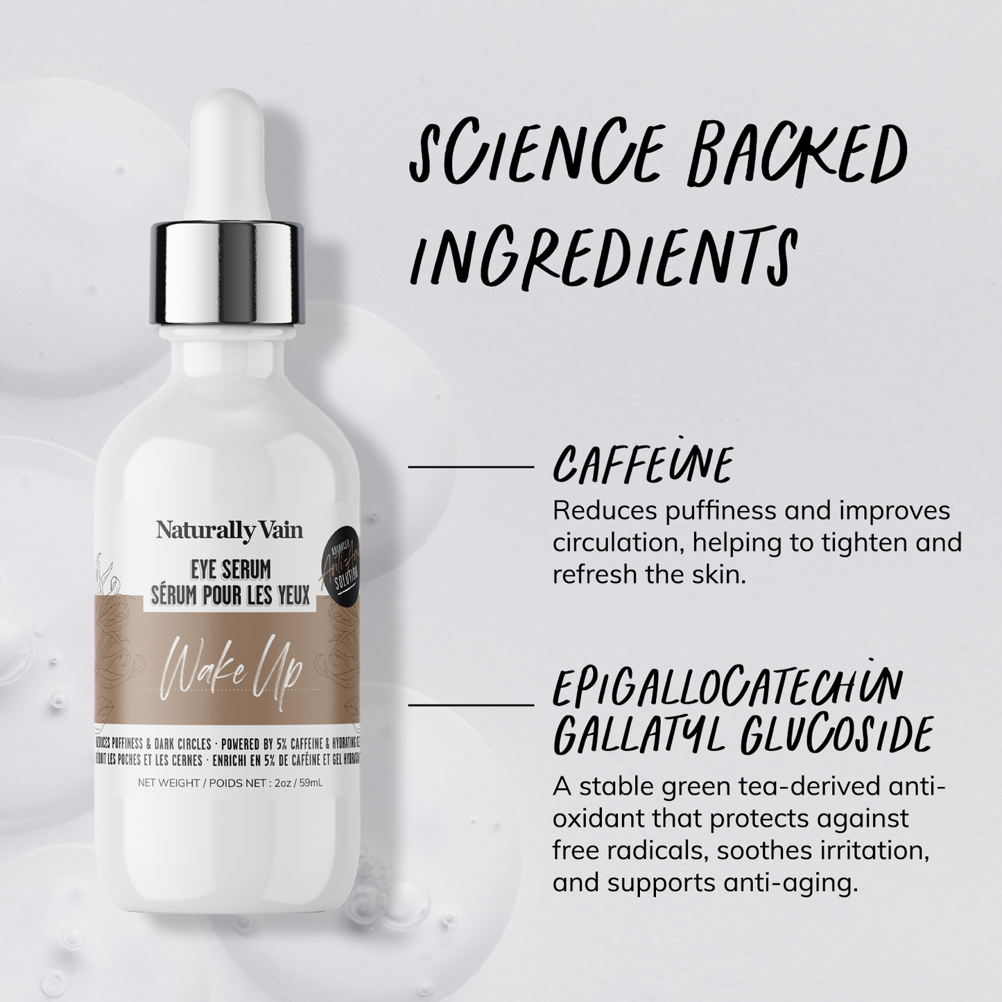 Wake Up: 5% Caffeine Powered Eye Contour Serum