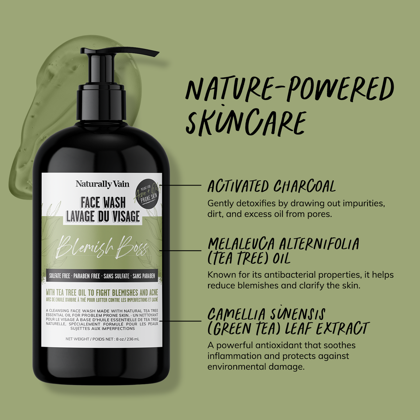 Blemish Boss: Face Cleanser for Acne & Oily Skin