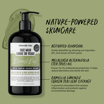 Blemish Boss: Face Cleanser for Acne & Oily Skin