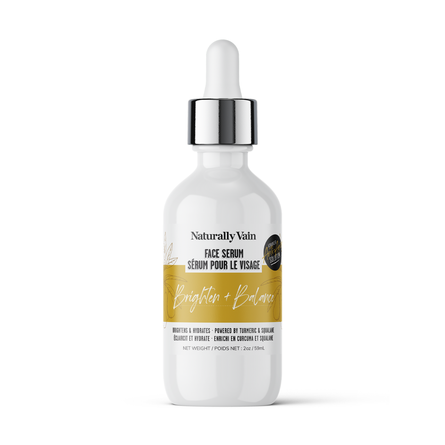 Brighten + Balance: Anti-Aging Face Serum Solution