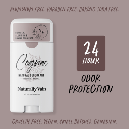 Cognac: Natural Deodorant with Rich Tobacco & Oak-Aged Aromas