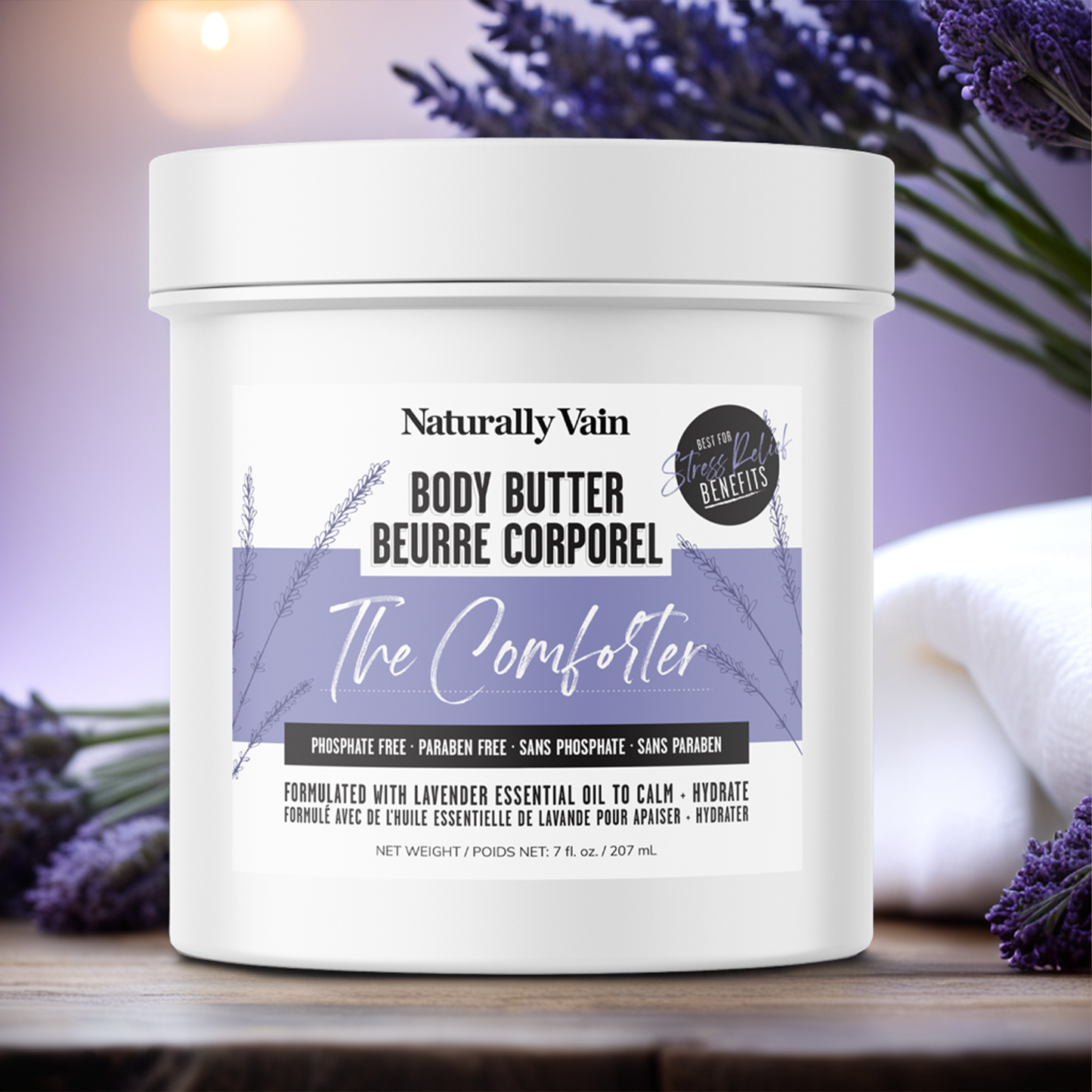 The Comforter: Soothing Body Butter for Stress Relief
