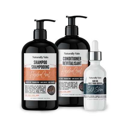 Frizz-Control Hair Bundle: Ultimate Solution for Taming Frizz, Adding Shine + Smoothing Flyaways