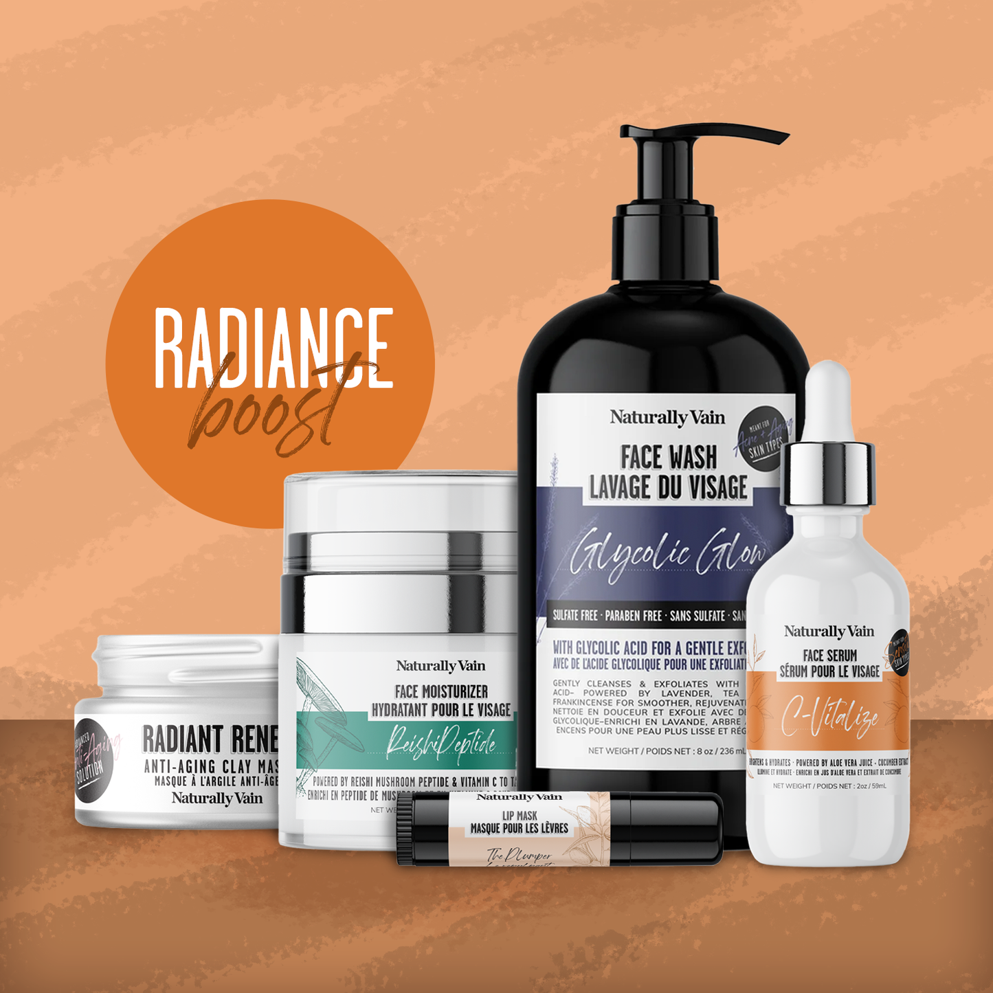 Glow & Hydrate Bundle: Essential Facial Care for Radiant, Moisturized Skin ($10 Donated to Heart&Stroke)