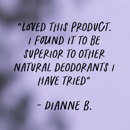 Lavender: Natural Deodorant with Calming Lavender & Fresh Herbal Aromas