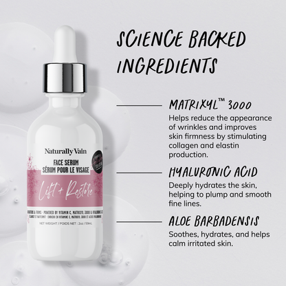 Lift + Restore: Matrixyl 3000™ Anti-Aging Face Serum Solution