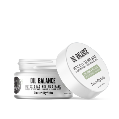 Oil Balance: Detox Dead Sea Mud Face Mask for Oily & Acne-Prone Skin