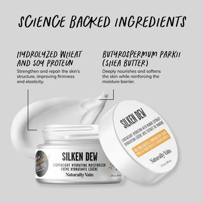 Silken Dew: Lightweight Face Moisturizer for Imbalanced & Combination Skin