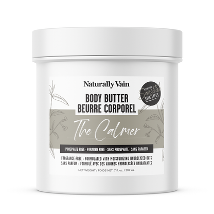 The Calmer: Fragrance-Free Body Butter for Sensitive Skin Types