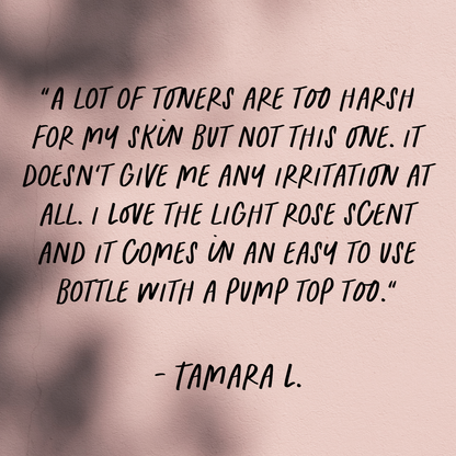 Timeless: Rose Geranium Powered Face Toner for Fine Line Control