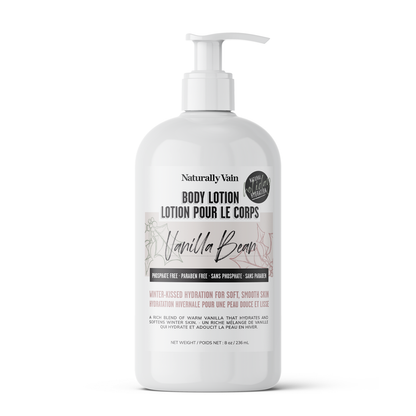 Vanilla Bean: Holiday Scented Body Lotion to Nourish, Hydrate, and Soothe